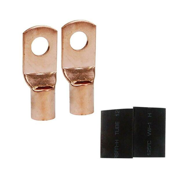 Nippon 4 Gauge Copper Ring Tongue Terminal No. 1 By 4 ISPTRC48